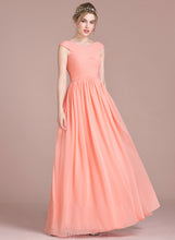 Load image into Gallery viewer, Floor-Length Prom Dresses Ruffle Chiffon Ball-Gown/Princess With Kailyn V-neck