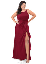 Load image into Gallery viewer, Macey Sleeveless Trumpet/Mermaid Natural Waist Spandex Floor Length Off The Shoulder Bridesmaid Dresses