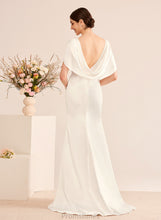 Load image into Gallery viewer, Train Sweep Ruffle V-neck Wedding Dresses Wedding Kaia A-Line Dress With