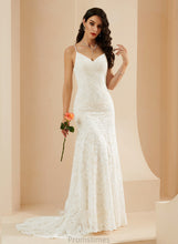 Load image into Gallery viewer, Wedding V-neck Trumpet/Mermaid Court Renata Wedding Dresses Train Dress