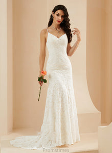 Wedding V-neck Trumpet/Mermaid Court Renata Wedding Dresses Train Dress