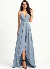 Load image into Gallery viewer, A-Line Asymmetrical Prom Dresses Camille V-neck Chiffon