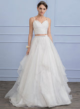 Load image into Gallery viewer, Organza Skirt Train Sweep Wedding Dresses Wedding Separates Caitlin