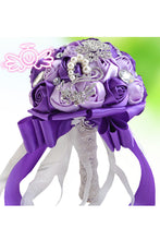 Load image into Gallery viewer, Noble Round Satin Bridal Bouquets