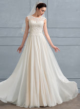 Load image into Gallery viewer, Sequins With A-Line Chiffon Wedding Dresses Dress Wedding Floor-Length Beading Alina