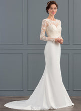 Load image into Gallery viewer, Dress Stretch Crepe Train Wedding Dresses Trumpet/Mermaid Sweep Genesis Illusion Wedding