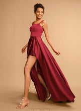 Load image into Gallery viewer, Satin A-Line Square Floor-Length Prom Dresses Neckline Frances