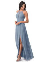 Load image into Gallery viewer, Alani V-Neck Natural Waist Floor Length A-Line/Princess Sleeveless Bridesmaid Dresses