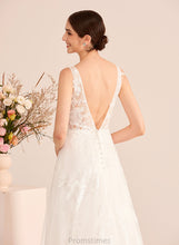 Load image into Gallery viewer, Court Wedding Dresses V-neck With Gracelyn Train A-Line Dress Lace Wedding