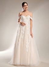 Load image into Gallery viewer, Wedding Dresses Ball-Gown/Princess Cristal Dress Wedding Train Chapel Off-the-Shoulder