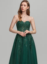 Load image into Gallery viewer, Ball-Gown/Princess Tulle Floor-Length Sweetheart Prom Dresses Sequins Lucinda With