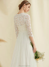 Load image into Gallery viewer, Dress Wedding A-Line Lace Scoop Neck Sweep Vicky Tulle Wedding Dresses Train