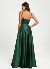 Load image into Gallery viewer, Floor-Length Sequins With Satin A-Line Callie Prom Dresses Sweetheart