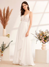 Load image into Gallery viewer, V-neck Sequins Floor-Length With Wedding Dresses Wedding Dress A-Line Lexi