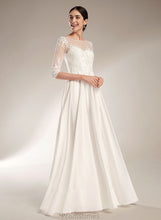 Load image into Gallery viewer, With Sequins Train Wedding Dresses A-Line Illusion Wedding Harper Dress Sweep