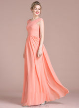 Load image into Gallery viewer, Floor-Length Prom Dresses Ruffle Chiffon Ball-Gown/Princess With Kailyn V-neck