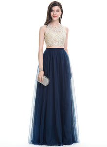 Skirt Prom Dresses Prom A-Line Floor-Length Tulle Adalynn