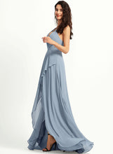 Load image into Gallery viewer, A-Line Asymmetrical Prom Dresses Camille V-neck Chiffon