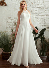 Load image into Gallery viewer, Dress Wedding Dresses Ally Neck Wedding Floor-Length A-Line Scoop