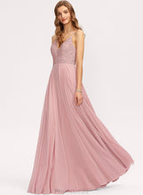 Load image into Gallery viewer, Tamara Floor-Length A-Line V-neck Chiffon Prom Dresses