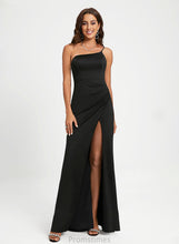 Load image into Gallery viewer, Prom Dresses Jersey One-Shoulder Sheath/Column Floor-Length Deanna