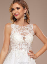 Load image into Gallery viewer, Sequins Wedding With Neck Wedding Dresses Lace Boat Tulle A-Line Dress Willa Knee-Length