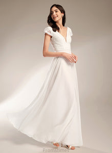 Wedding Dresses Floor-Length V-neck Dress Deborah Wedding A-Line