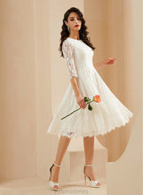 Load image into Gallery viewer, Wedding A-Line Dress Knee-Length Ximena Wedding Dresses