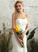 Load image into Gallery viewer, Wedding Sweep Marin Trumpet/Mermaid Strapless Dress Train Wedding Dresses