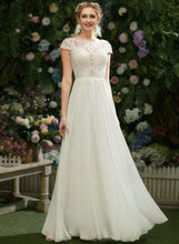 Load image into Gallery viewer, Illusion Wedding Dresses Sequins Lace Wedding With Dress Floor-Length Kenna A-Line