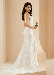 Wedding V-neck Trumpet/Mermaid Court Renata Wedding Dresses Train Dress