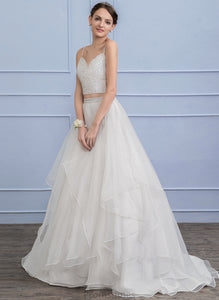 Organza Skirt Train Sweep Wedding Dresses Wedding Separates Caitlin