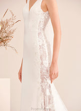 Load image into Gallery viewer, Train Trumpet/Mermaid Wedding Dresses Wedding V-neck Dress Ashlyn Lace With Court