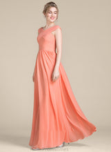 Load image into Gallery viewer, Floor-Length Prom Dresses Ruffle Chiffon Ball-Gown/Princess With Kailyn V-neck