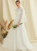 Load image into Gallery viewer, Dress Wedding A-Line Lace Scoop Neck Sweep Vicky Tulle Wedding Dresses Train