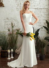 Load image into Gallery viewer, Wedding Sweep Marin Trumpet/Mermaid Strapless Dress Train Wedding Dresses