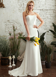 Wedding Sweep Marin Trumpet/Mermaid Strapless Dress Train Wedding Dresses