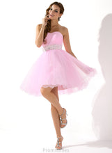 Load image into Gallery viewer, With Sweetheart Prom Dresses Sequins A-Line/Princess Amirah Short/Mini Beading Tulle