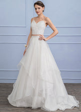 Load image into Gallery viewer, Organza Skirt Train Sweep Wedding Dresses Wedding Separates Caitlin