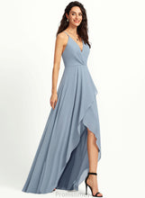 Load image into Gallery viewer, A-Line Asymmetrical Prom Dresses Camille V-neck Chiffon