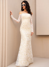 Load image into Gallery viewer, Lauretta Dress Wedding Dresses Floor-Length Trumpet/Mermaid Wedding Off-the-Shoulder