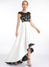 Load image into Gallery viewer, Scoop Asymmetrical Satin Ball-Gown/Princess Prom Dresses Neck Savanah