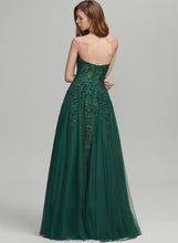 Load image into Gallery viewer, Ball-Gown/Princess Tulle Floor-Length Sweetheart Prom Dresses Sequins Lucinda With