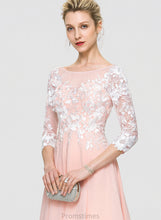 Load image into Gallery viewer, Haven Wedding Dresses Wedding Chiffon Dress Scoop Neck Knee-Length