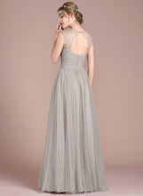 Load image into Gallery viewer, Prom Dresses Riley V-neck Beading With Tulle Floor-Length Ruffle Ball-Gown/Princess