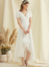 Load image into Gallery viewer, Wedding Dresses Wedding Dress A-Line Chiffon Asymmetrical V-neck Zariah