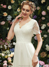 Load image into Gallery viewer, With Wedding Dresses Hadley Dress Wedding Lace Asymmetrical V-neck A-Line