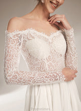 Load image into Gallery viewer, With Off-the-Shoulder Wedding Gwendolyn Wedding Dresses Ruffle Court A-Line Train Dress