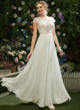 Load image into Gallery viewer, Illusion Wedding Dresses Sequins Lace Wedding With Dress Floor-Length Kenna A-Line