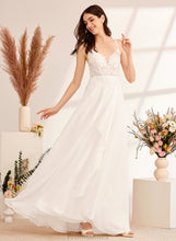 Load image into Gallery viewer, V-neck Sequins Floor-Length With Wedding Dresses Wedding Dress A-Line Lexi